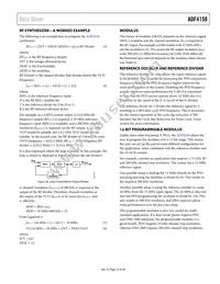ADF4150BCPZ-RL7 Datasheet Page 21