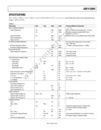 ADF4150HVBCPZ-RL7 Datasheet Page 3