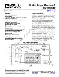 ADF41513BCPZ-RL7 Datasheet Cover