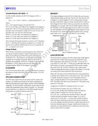 ADF41513BCPZ-RL7 Datasheet Page 12