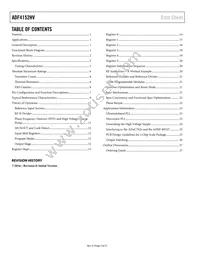 ADF4152HVBCPZ Datasheet Page 2