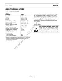 ADF4154BCPZ-RL7 Datasheet Page 5