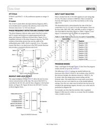 ADF4155BCPZ-RL7 Datasheet Page 13