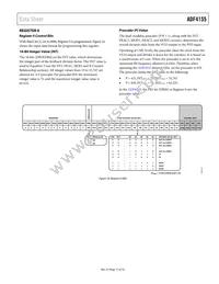 ADF4155BCPZ-RL7 Datasheet Page 17