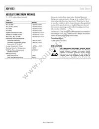 ADF4193WCCPZ-RL7 Datasheet Page 6