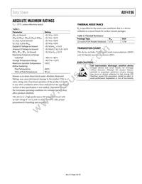 ADF4196BCPZ Datasheet Page 5