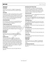 ADF4350BCPZ-RL Datasheet Page 20