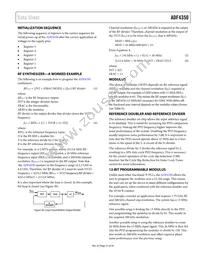 ADF4350BCPZ-RL Datasheet Page 21