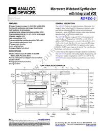 ADF4355-3BCPZ-RL7 Datasheet Cover