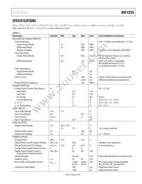 ADF4355BCPZ-RL7 Datasheet Page 3