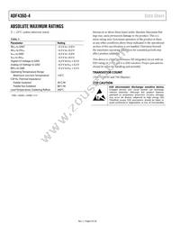 ADF4360-4BCPZRL Datasheet Page 6