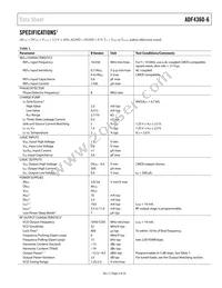 ADF4360-6BCPZRL7 Datasheet Page 3
