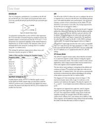 ADF4372BCCZ-RL7 Datasheet Page 21