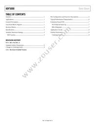 ADF5000BCPZ-RL7 Datasheet Page 2