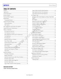 ADF5610BCCZ-RL7 Datasheet Page 2