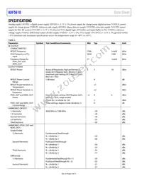 ADF5610BCCZ-RL7 Datasheet Page 4