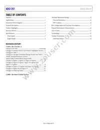 ADG1201BRJZ-REEL7 Datasheet Page 2