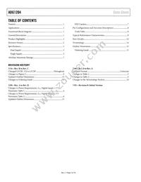 ADG1204YRUZ-REEL Datasheet Page 2