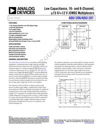 ADG1207YRUZ-REEL7 Datasheet Cover