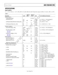 ADG1209YCPZ-REEL Datasheet Page 3