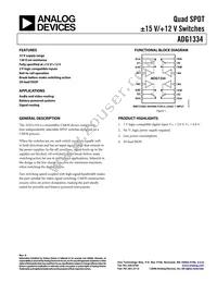 ADG1334BRSZ-REEL Datasheet Cover