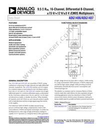 ADG1406BCPZ-REEL7 Datasheet Cover