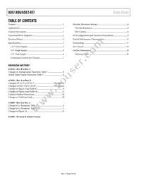 ADG1406BCPZ-REEL7 Datasheet Page 2