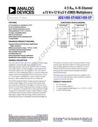 ADG1409SRU-EP Datasheet Cover