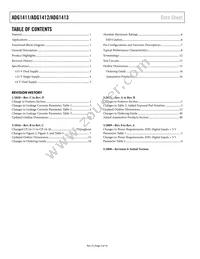 ADG1411WBCPZ-REEL Datasheet Page 2