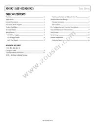 ADG1422BCPZ-REEL7 Datasheet Page 2