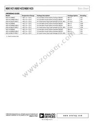 ADG1422BCPZ-REEL7 Datasheet Page 16