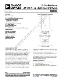 ADG1436YCPZ-REEL Datasheet Cover
