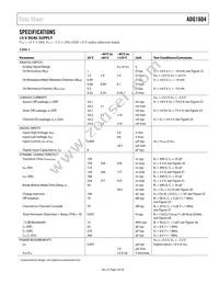 ADG1604BRUZ-REEL Datasheet Page 3