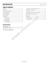 ADG1608BCPZ-REEL7 Datasheet Page 2