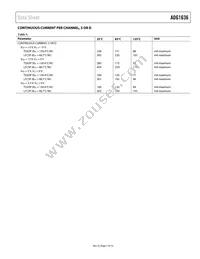 ADG1636BCPZ-REEL Datasheet Page 7