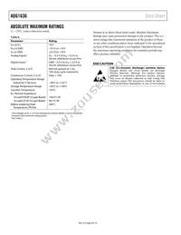 ADG1636BCPZ-REEL Datasheet Page 8