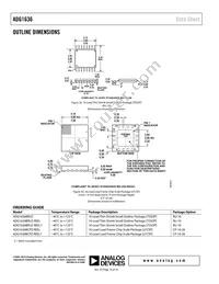 ADG1636BCPZ-REEL Datasheet Page 16