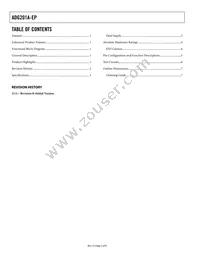 ADG201ASRZ-EP Datasheet Page 2