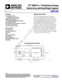 ADG2108BCPZ-R2 Datasheet Cover