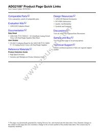 ADG2108BCPZ-R2 Datasheet Page 2