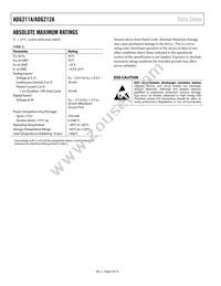 ADG212AKR-REEL Datasheet Page 4