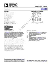 ADG333ABRS-REEL Datasheet Cover