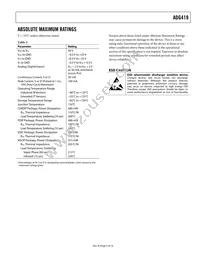 ADG419BRM-REEL7 Datasheet Page 5