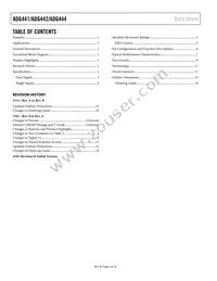 ADG441BR-REEL Datasheet Page 2