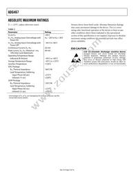 ADG467BRS-REEL Datasheet Page 4