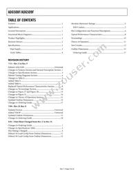 ADG509FBRN Datasheet Page 2