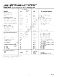 ADG511BR-REEL7 Datasheet Page 4