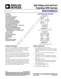 ADG5234BRUZ-RL7 Datasheet Cover