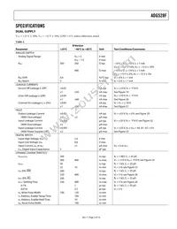 ADG528FBP Datasheet Page 3