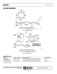 ADG5404BRUZ Datasheet Page 20